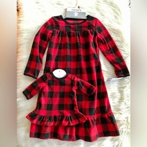 GIRLS DOLL NIGHTIE SET